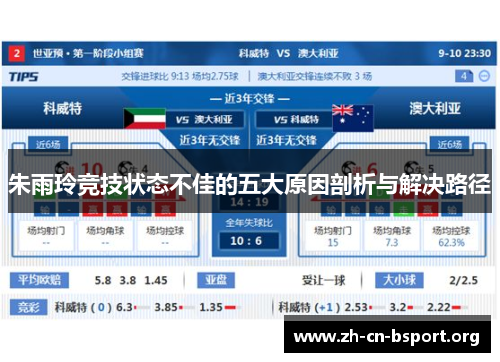 朱雨玲竞技状态不佳的五大原因剖析与解决路径
